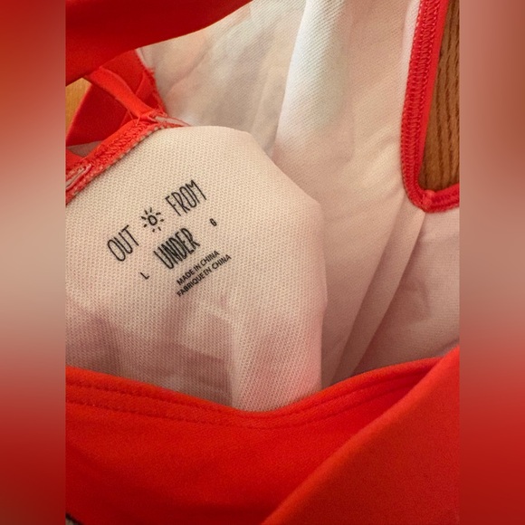 Out from Under Vibrant Parrot Print Swimsuit L - Picture 6 of 10